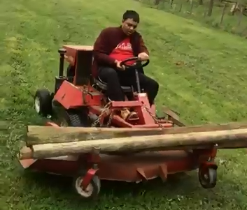 Aerial view of OASIS farm